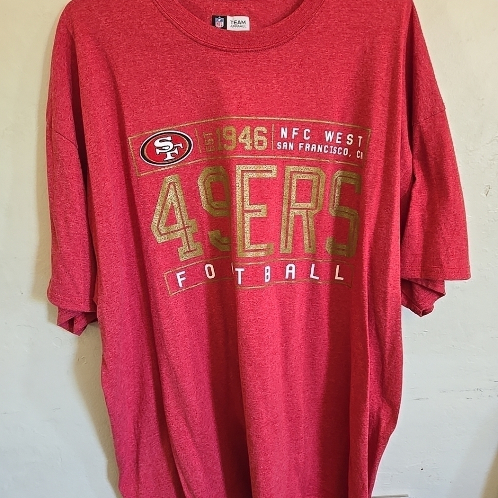 San Francisco 49ers NFL Team Apparel Men's  Short Sleeve T-Shirt 2XL